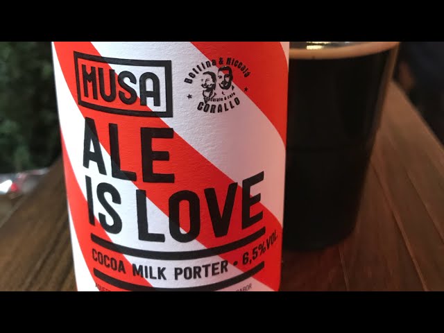 #1060 Ale Is Love 6.5%abv - Coco Milk Porter | Cerveja Musa (Portuguese Craft Beer) class=