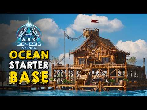 PVE All-in-One Ocean Starter Base | Building Tutorial | ARK: Survival Ascended