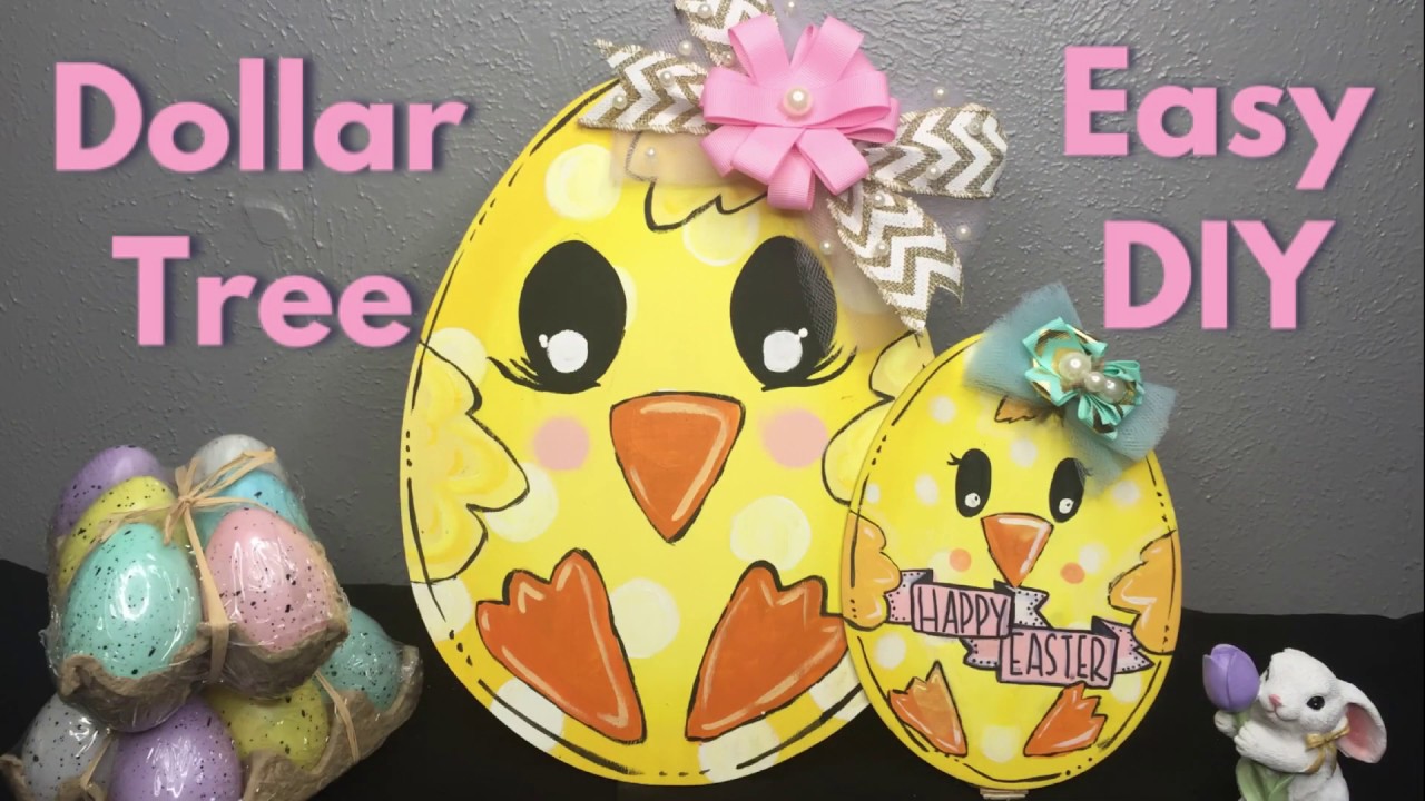 Dollar Tree Easy Easter DIY YouTube