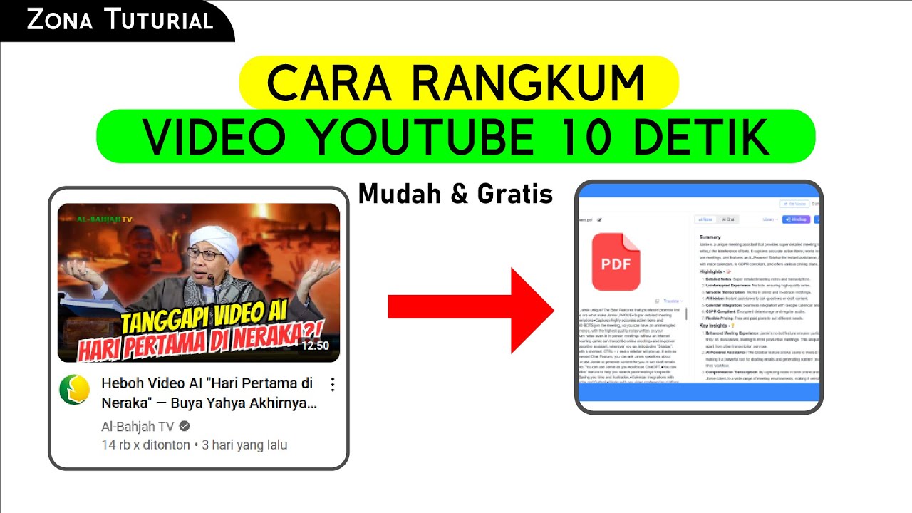Cara Merangkum Video YouTube dalam 10 Detik dengan Mudah dan Efisien