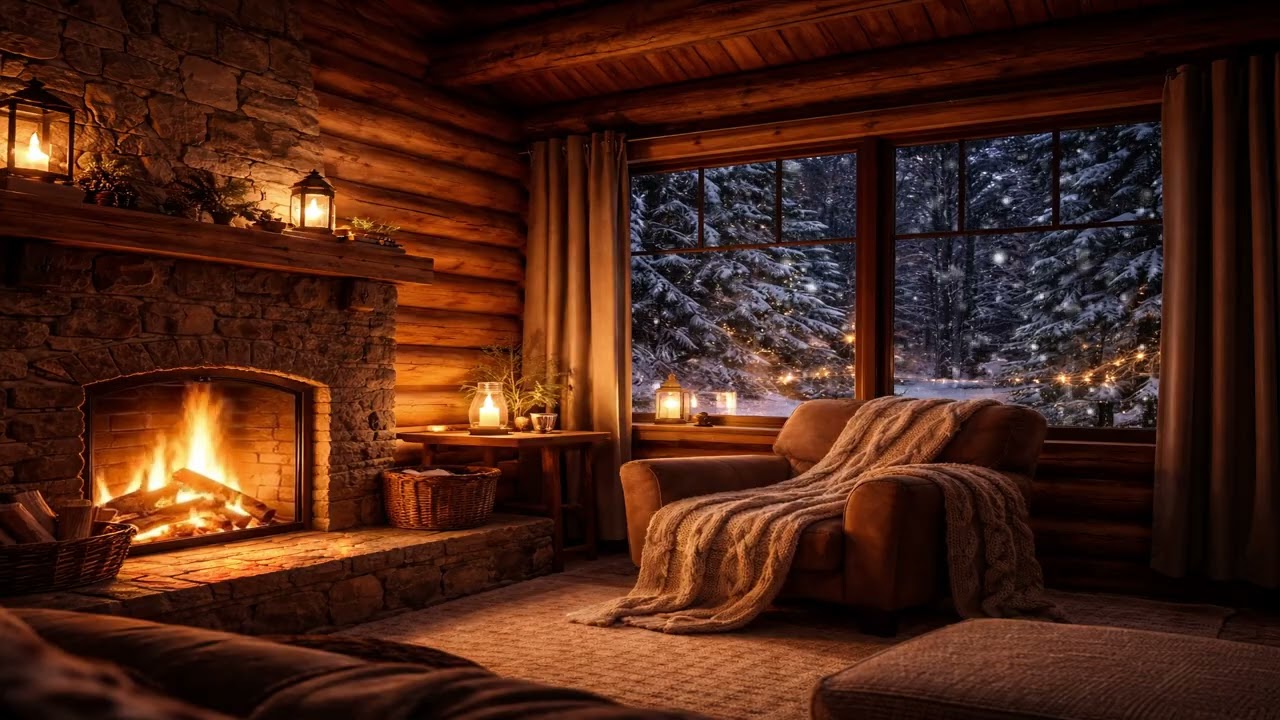 Ultra Cozy Fireplace at Night | 6 Hours of Deep Relaxation & Sleep