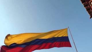 #3822, Bandera de Colombia ondeando con el viento [Raw], Banderas de paises