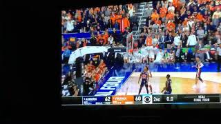 AUBURN FAN REACTION TO KYLE GUY FOULED ON 3 POINTER