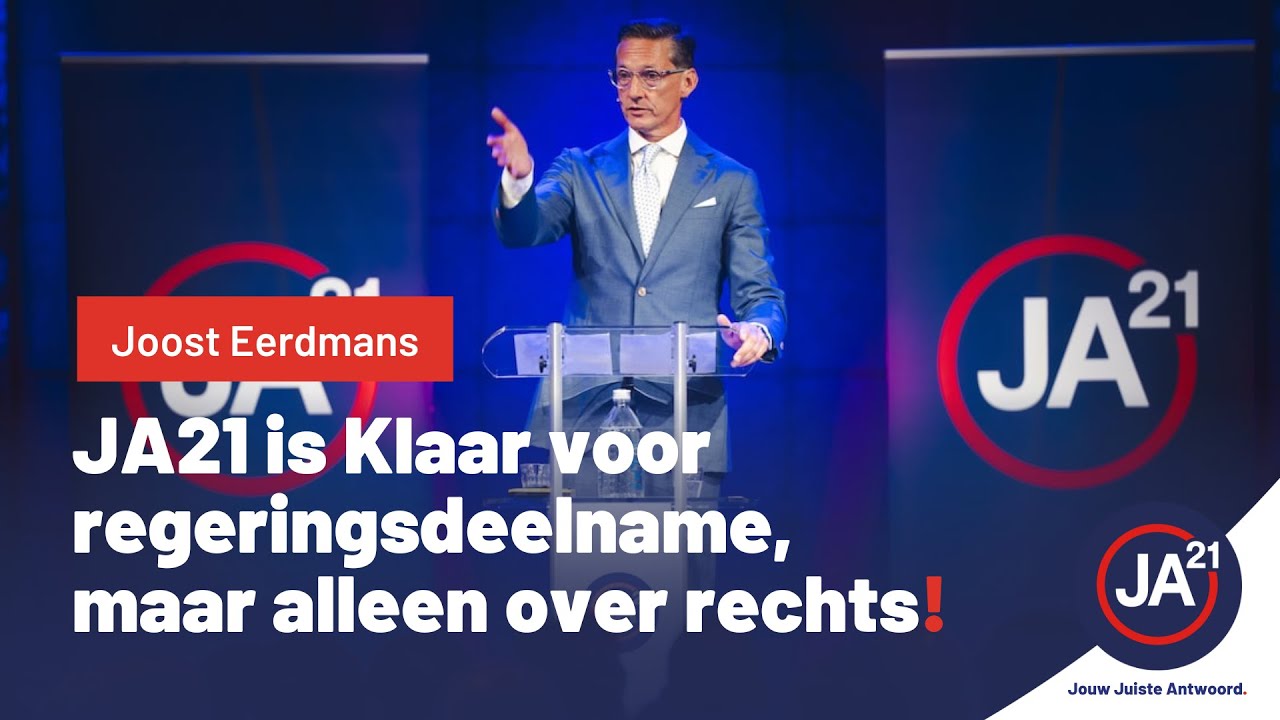 Toespraak Joost Eerdmans 