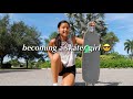 learning how to longboard in a week! | Summer Shine Diaries
