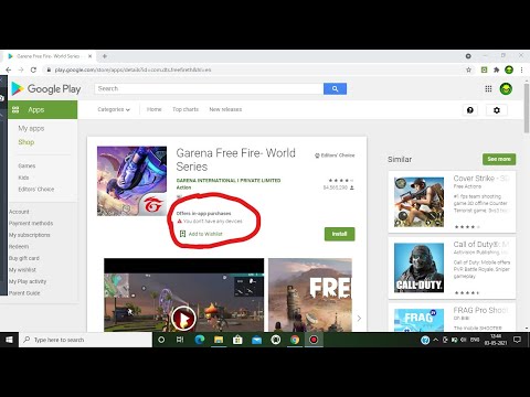 How to fix You don't have any devices error on google play store  for pc