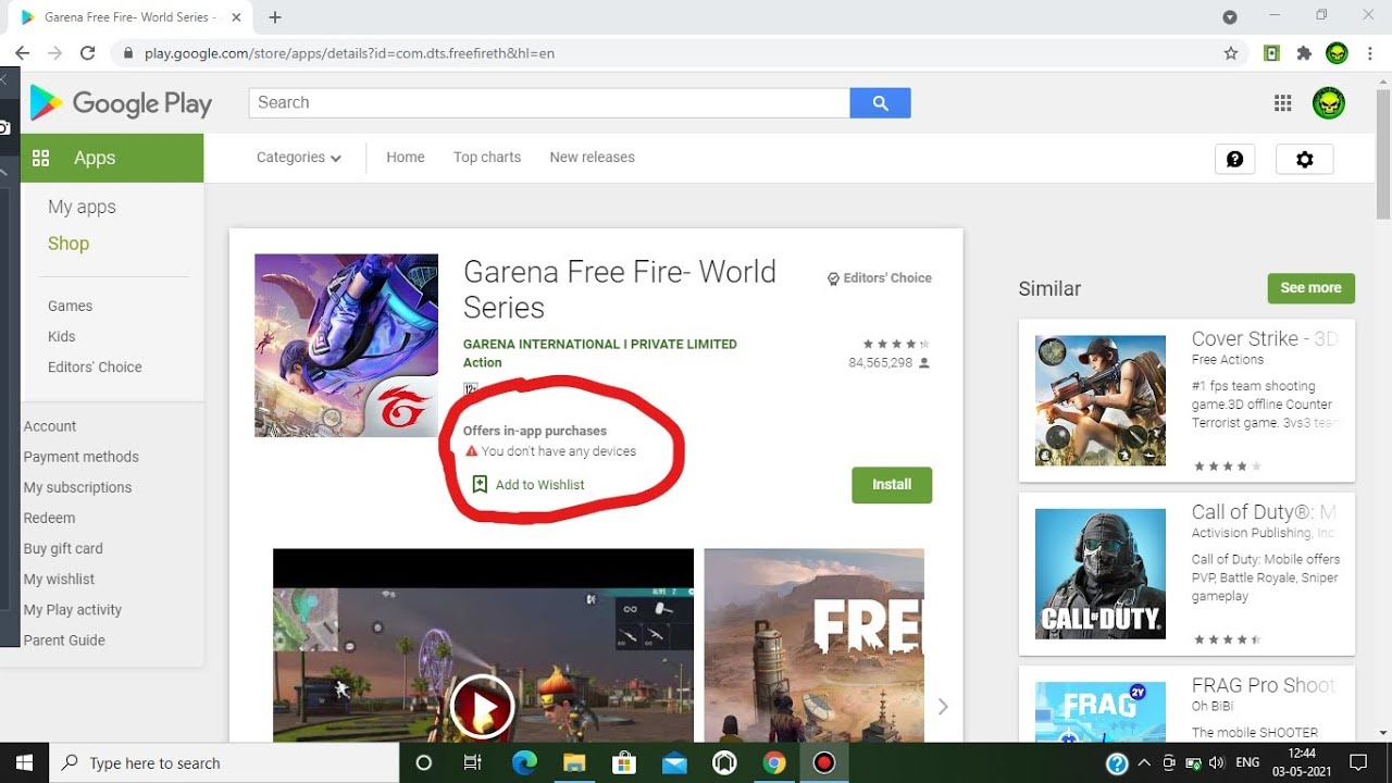 How to fix You don't have any devices error on google play store for pc ...