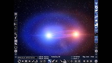 SpaceEngine  RED & BLUE Binary Star system