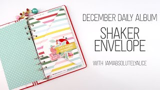 December Daily Album // Shaker Envelope // Collab with Absolutely Alice
