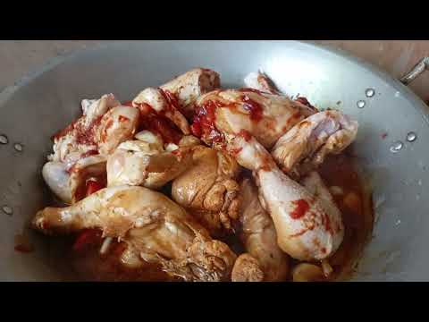 Cook simple chicken asado for lunch and dinner