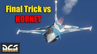 Outplaying the F-18 Hornet (F-16 Guns Only BFM)