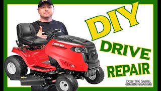 Lawn Tractor Drive Belt Replacement On Troy-Bilt MTD Cub Cadet Mowers Step By Step Video