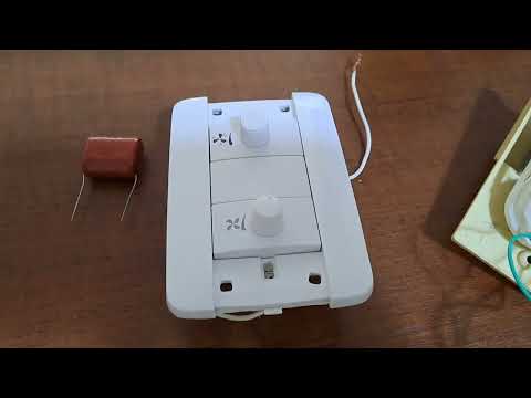 Capacitor en ventilador, variador de velocidad y dimmer