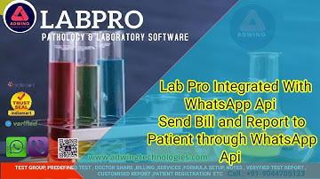 #labpro #pathologysoftware #clinicsoftware with WhatsApp