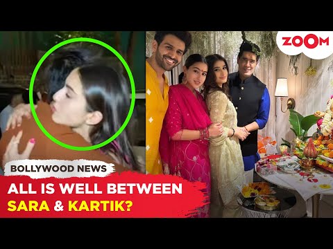 Sara Ali Khan visits rumoured ex-boyfriend Kartik Aaryan’s house for Ganpati Darshan; pic goes VIRAL - ZOOMTV