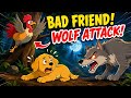 The Rooster And Dog Friendship Story| Moral Story for Kids | Cartoon Friends TV