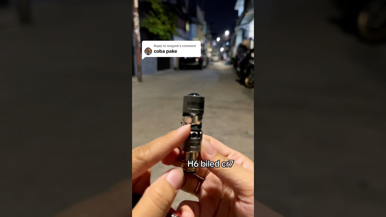 REVIEW CAHAYA H6 CR7 