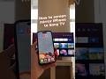 How To Screen Mirror IPhone To Sony TV