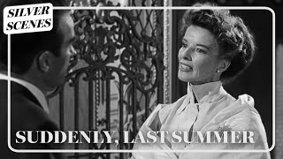 Meeting Mrs. Venable  Montgomery Clift & Katharine Hepburn | Suddenly, Last Summer | Silver Scenes