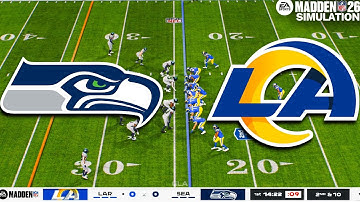 Seahawks vs Rams Simulation – Week 16 – 12/18/2025 | Madden 26 PS5