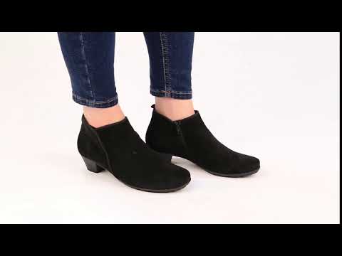 gabor trudy ankle boots navy