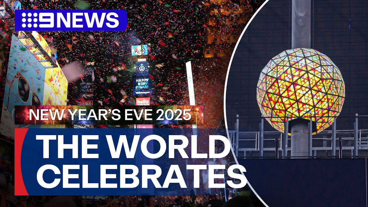 New Year’s Eve celebrations around the world | 9 News Australia
