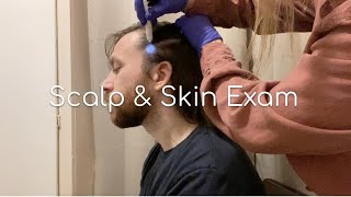 Scalp Check and Full Body Skin Assessment - Real Person ASMR