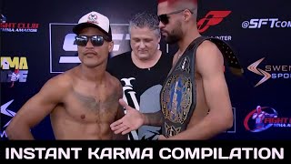 INSTANT KARMA 🤡 COMPILATION ▶ BEST MOMENTS Satisfyng Video MMA 2024 - HD