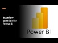 Top 15 Power BI Interview Questions | Ace Your BI Career in 2025 🚀