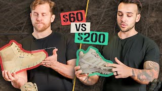 CHEAP vs. EXPENSIVE Tactical Boots  Spec Ops Compare