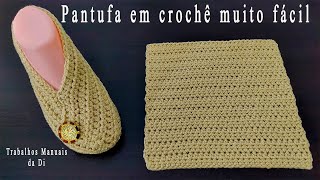 Very easy crochet slipper