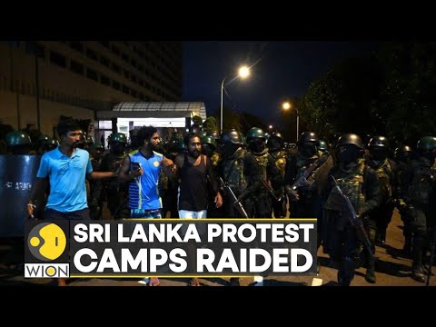 Sri Lankan forces raid protest camp; at least 8 people arrested, dozens injured | World News | WION