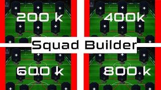 FIFA 22: Squad Builder: Teams bauen mit 200k, 400k, 600k und 800k Budget!