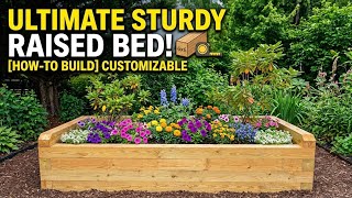 DIY 6x6 Raised Garden Bed — Simple, Sturdy, Custom Sizes