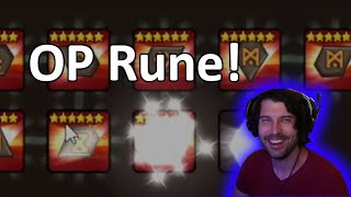 100 Legend Runes 15! Fighting For Good Luck! (Summoners War)