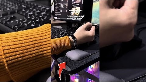 WRIST SUPPORT MOUSEPAD✅ | PERFECT FOR THOSE WORK FOR LONG HOURS ON THEIR COMPUTER