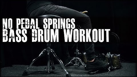 No Pedal Springs Bass Drum Workout To Improve Speed And Control At The Same Time - James Payne