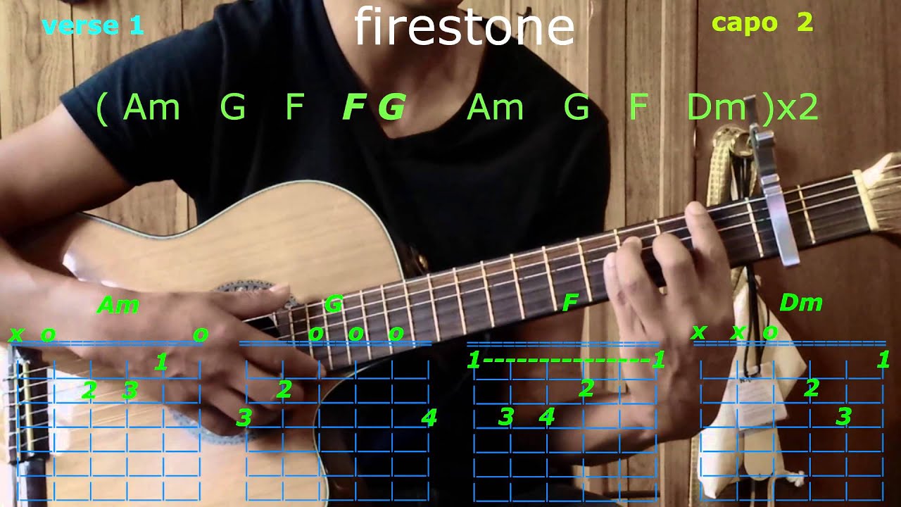 firestone kygo guitar chords