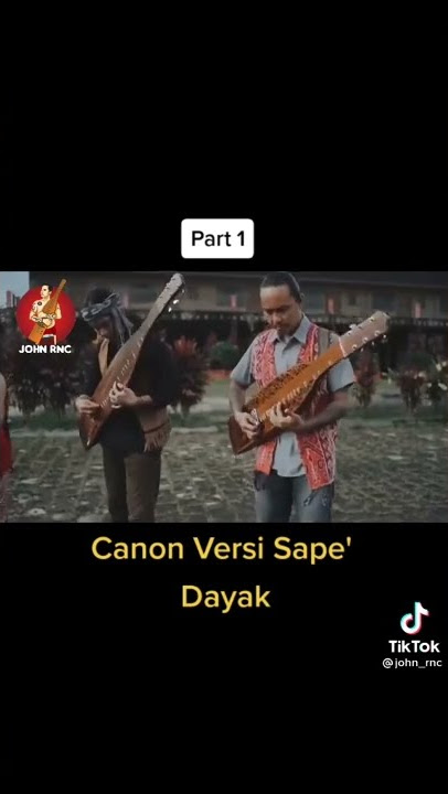 Canon rock version of sape 'Iban Dayak , follow @jhon_rnc on tik tok #canonrock #part1