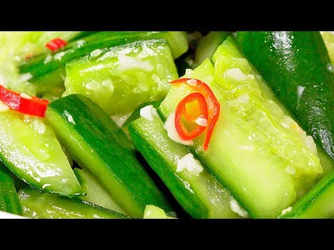 Идеальная закуска - БИТЫЕ ОГУРЦЫ! Китайская кухня. Рецепт от Всегда Вкусно!