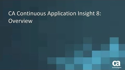 Overview of DevTest Solutions Application Insight Features