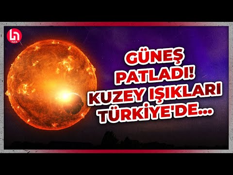 Güneş patlamasının yansıması: Kuzey ışıkları Türkiye'den görüldü!