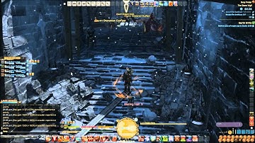 FFXIV A Realm Reborn - The Stone Vigil dungeon run - LvL 43 warrior PoV