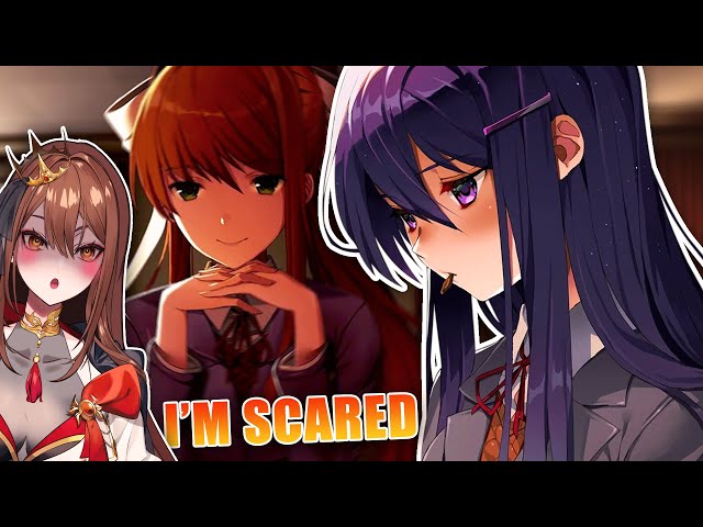 I'M SCARED BUT KINDA INTO IT?? || Doki Doki Literature Club FULL PLAYTHROUGH class=