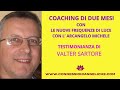 Corso di Riequilibrio Energetico con le Nuove Frequenze di Luce -Testimonianza di Valter Sartore.