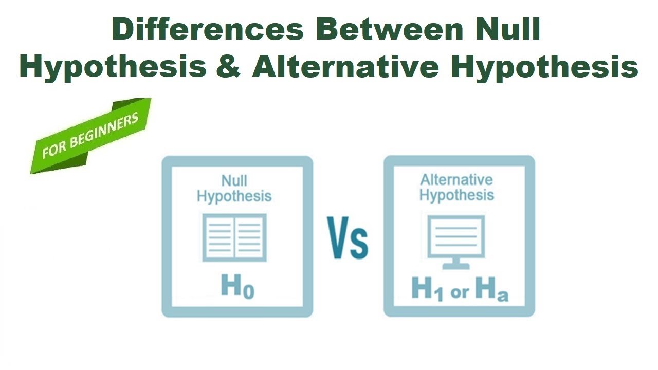 null vs research hypothesis