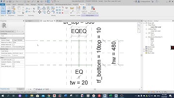 Revit PLP  Column I shape welded 01/ Tạo cột hàn chữ I tiết diện không thay đổi 01