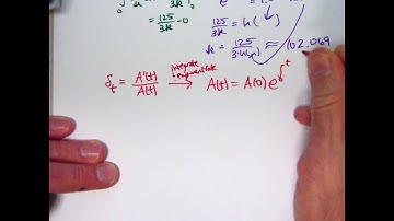 Actuarial Exam 2/FM Prep: Find an Unknown Parameter for a Force of Interest