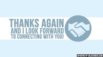 Customizable Call To Action Outro Video Clip