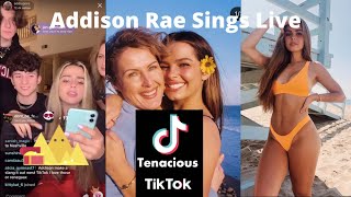 Addison Rae sings beautifully live: Tik Tok Live Tony and Addison